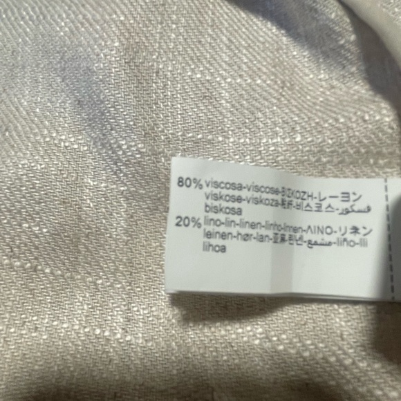 NWOT Zara Linen Trench XS-S - Picture 8 of 10